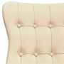 Sillón de relax de tela color crema de vidaXL, Sillones - Ref: Foro24-341270, Precio: 126,38 €
