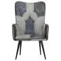 Hellbrauner Ohrensessel aus echtem Leder von vidaXL, Sessel - Ref: Foro24-339661, Preis: 85,55 €, Rabatt: %