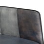 Tan Gray Genuine Leather Wing Chair by vidaXL, Armchairs - Ref: Foro24-339661, Price: 86,59 €, Discount: %