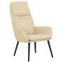 Cream fabric relaxation armchair by vidaXL, Armchairs - Ref: Foro24-341314, Price: 112,22 €, Discount: %