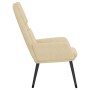 Cream fabric relaxation armchair by vidaXL, Armchairs - Ref: Foro24-341314, Price: 107,64 €, Discount: %