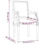 Leinensessel 54x59x99 cm von vidaXL, Sessel - Ref: Foro24-344487, Preis: 233,37 €, Rabatt: %