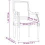 Sillón de lino 54x59x99 cm de vidaXL, Sillones - Ref: Foro24-344487, Precio: 236,86 €, Descuento: %