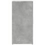 Aparadores 2 uds madera de ingeniería gris hormigón 59x39x80 cm