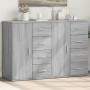 Aparadores 2 uds madera de ingeniería gris Sonoma 59x39x80 cm