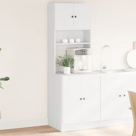 Mueble de cocina madera de ingeniería blanco 60x50x180 cm