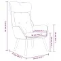 Dark gray fabric relaxation armchair by vidaXL, Armchairs - Ref: Foro24-341291, Price: 123,57 €, Discount: %