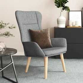 Sillón de relax de tela gris claro de vidaXL, Sillones - Ref: Foro24-341394, Precio: 101,72 €, Descuento: %