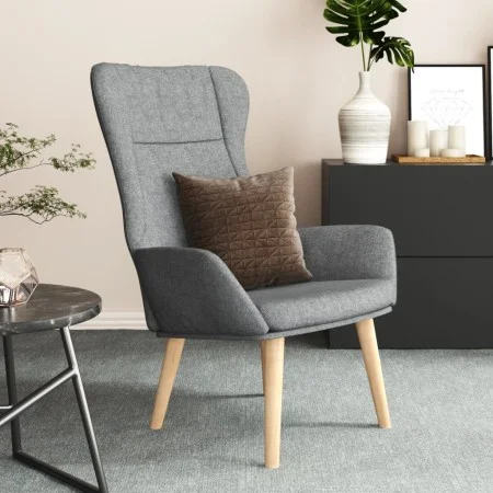 Light gray fabric relaxation armchair by vidaXL, Armchairs - Ref: Foro24-341394, Price: 101,72 €, Discount: %
