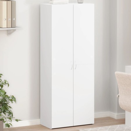 Armario archivador madera de ingeniería blanco 60x32x153 cm