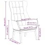 Dark gray fabric recliner by vidaXL, Armchairs - Ref: Foro24-341269, Price: 124,12 €, Discount: %
