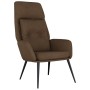 Brauner Relaxsessel aus Wildlederimitat von vidaXL, Sessel - Ref: Foro24-341279, Preis: 96,22 €, Rabatt: %
