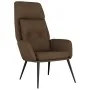 Sillón de relax de piel de ante sintética marrón de vidaXL, Sillones - Ref: Foro24-341279, Precio: 94,85 €, Descuento: %