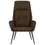 Sillón de relax de piel de ante sintética marrón de vidaXL, Sillones - Ref: Foro24-341279, Precio: 94,85 €, Descuento: %