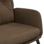 Sillón de relax de piel de ante sintética marrón de vidaXL, Sillones - Ref: Foro24-341279, Precio: 94,85 €, Descuento: %