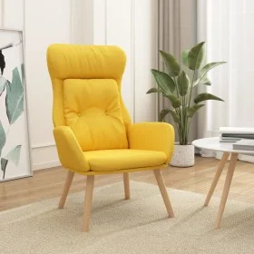 Mustard yellow fabric recliner chair by vidaXL, Armchairs - Ref: Foro24-341297, Price: 110,82 €, Discount: %
