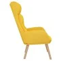 Mustard yellow fabric recliner chair by vidaXL, Armchairs - Ref: Foro24-341297, Price: 110,32 €, Discount: %