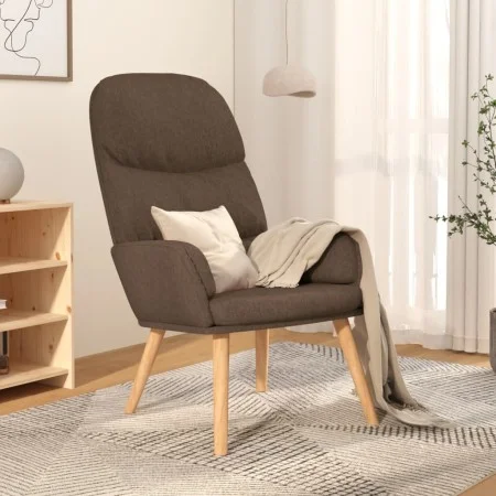 Sillón de relax de tela gris taupé by vidaXL, Armchairs - Ref: Foro24-340999, Price: 100,95 €, Discount: %