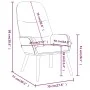 Sillón de relax de tela gris taupé by vidaXL, Armchairs - Ref: Foro24-340999, Price: 100,95 €, Discount: %
