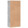 Mueble zapatero contrachapada gris hormigón 80x39x178 cm