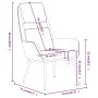 Relaxation armchair in taupe gray fabric by vidaXL, Armchairs - Ref: Foro24-341321, Price: 109,37 €, Discount: %