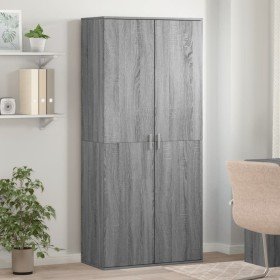 Mueble zapatero madera de ingeniería gris Sonoma 80x39x178 cm Mueble zapatero madera de ingeniería gris Sonoma 80x39x178 cm