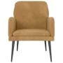 Brauner Samtsessel 62x79x79 cm von vidaXL, Sessel - Ref: Foro24-351411, Preis: 92,63 €, Rabatt: %