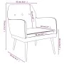 Brauner Samtsessel 62x79x79 cm von vidaXL, Sessel - Ref: Foro24-351411, Preis: 92,63 €, Rabatt: %