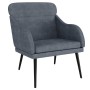 Dunkelgrauer Samtsessel 63x76x80 cm von vidaXL, Sessel - Ref: Foro24-351437, Preis: 91,37 €, Rabatt: %