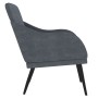 Dunkelgrauer Samtsessel 63x76x80 cm von vidaXL, Sessel - Ref: Foro24-351437, Preis: 91,37 €, Rabatt: %