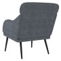 Dunkelgrauer Samtsessel 63x76x80 cm von vidaXL, Sessel - Ref: Foro24-351437, Preis: 91,37 €, Rabatt: %