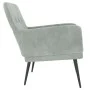 Hellgrauer Samtsessel 62x79x79 cm von vidaXL, Sessel - Ref: Foro24-351404, Preis: 90,57 €, Rabatt: %