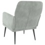 Hellgrauer Samtsessel 62x79x79 cm von vidaXL, Sessel - Ref: Foro24-351404, Preis: 90,57 €, Rabatt: %