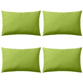 Cojines para exteriores 60x40 cm verde manzana 4 unidades Cojines para exteriores 60x40 cm verde manzana 4 unidades