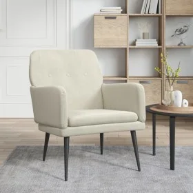 Cremefarbener Samtsessel 62x79x79 cm von vidaXL, Sessel - Ref: Foro24-351412, Preis: 89,31 €, Rabatt: %