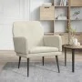 Cremefarbener Samtsessel 62x79x79 cm von vidaXL, Sessel - Ref: Foro24-351412, Preis: 90,68 €, Rabatt: %