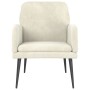 Cremefarbener Samtsessel 62x79x79 cm von vidaXL, Sessel - Ref: Foro24-351412, Preis: 83,16 €, Rabatt: %
