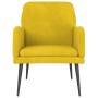 Gelber Samtsessel 62x79x79 cm von vidaXL, Sessel - Ref: Foro24-351410, Preis: 82,81 €, Rabatt: %