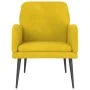 Yellow velvet armchair 62x79x79 cm by vidaXL, Armchairs - Ref: Foro24-351410, Price: 89,64 €, Discount: %