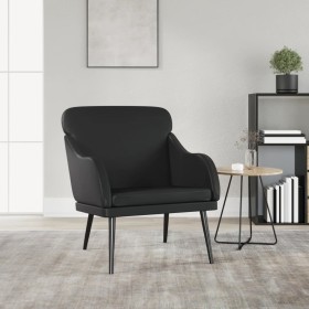 Black synthetic leather armchair 63x76x80 cm by vidaXL, Armchairs - Ref: Foro24-351424, Price: 105,11 €, Discount: %