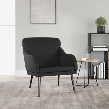 Black synthetic leather armchair 63x76x80 cm by vidaXL, Armchairs - Ref: Foro24-351424, Price: 105,03 €, Discount: %