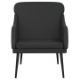 Black synthetic leather armchair 63x76x80 cm by vidaXL, Armchairs - Ref: Foro24-351424, Price: 105,03 €, Discount: %