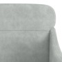 Hellgrauer Samtsessel 63x76x80 cm von vidaXL, Sessel - Ref: Foro24-351436, Preis: 85,22 €, Rabatt: %