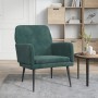 Dark green velvet armchair 62x79x79 cm by vidaXL, Armchairs - Ref: Foro24-351406, Price: 90,69 €, Discount: %
