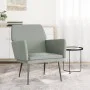 Hellgrauer Samtsessel 62x79x79 cm von vidaXL, Sessel - Ref: Foro24-351372, Preis: 97,82 €, Rabatt: %