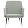 Hellgrauer Samtsessel 62x79x79 cm von vidaXL, Sessel - Ref: Foro24-351372, Preis: 97,82 €, Rabatt: %