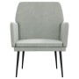 Light gray velvet armchair 62x79x79 cm by vidaXL, Armchairs - Ref: Foro24-351372, Price: 99,70 €, Discount: %