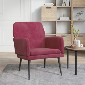 Roter Samtsessel 62x79x79 cm von vidaXL, Sessel - Ref: Foro24-351408, Preis: 81,66 €, Rabatt: %