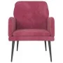 Roter Samtsessel 62x79x79 cm von vidaXL, Sessel - Ref: Foro24-351408, Preis: 88,58 €, Rabatt: %