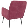 Roter Samtsessel 62x79x79 cm von vidaXL, Sessel - Ref: Foro24-351408, Preis: 81,66 €, Rabatt: %